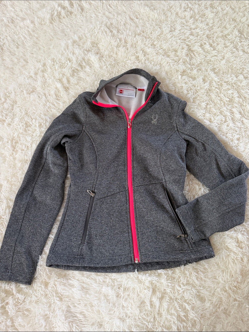 Spyder Jacket with Pink Zipper
